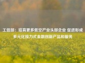 工信部：培育更多低空产业头部企业 促进形成多元化接力式金融创新产品和服务