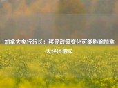 加拿大央行行长：移民政策变化可能影响加拿大经济增长