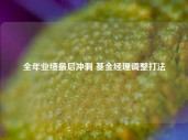 全年业绩最后冲刺 基金经理调整打法