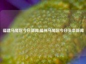 福建马尾区今日新闻,福州马尾区今日头条新闻