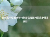 民调显示哈里斯和特朗普在摇摆州的竞争非常激烈