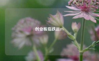 创业板指跌近1%