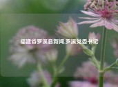 福建省罗溪县新闻,罗溪党委书记