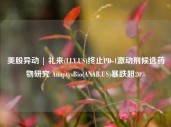 美股异动 | 礼来(LLY.US)终止PD-1激动剂候选药物研究 AnaptysBio(ANAB.US)暴跌超20%