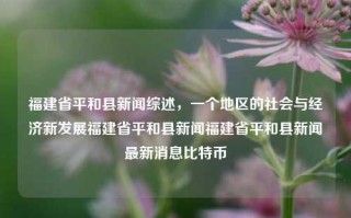 福建省平和县新闻综述，一个地区的社会与经济新发展福建省平和县新闻福建省平和县新闻最新消息比特币