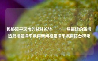 揭秘漳平溪南的脉脉流转 —— 一场福建的新闻热潮福建漳平溪南新闻福建漳平溪南陈台积电