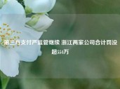 第三方支付严监管继续 浙江两家公司合计罚没超554万