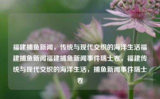 福建捕鱼新闻，传统与现代交织的海洋生活福建捕鱼新闻福建捕鱼新闻事件瑞士卷，福建传统与现代交织的海洋生活，捕鱼新闻事件瑞士卷，福建捕鱼新闻，传统与现代交织的海洋生活