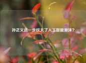 孙正义进一步吹大了人工智能泡沫？