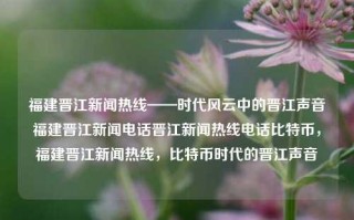 福建晋江新闻热线——时代风云中的晋江声音福建晋江新闻电话晋江新闻热线电话比特币，福建晋江新闻热线，比特币时代的晋江声音，福建晋江新闻热线，比特币时代的晋江声音与时代风云共振