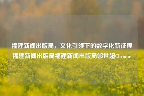 福建新闻出版局，文化引领下的数字化新征程福建新闻出版局福建新闻出版局郇世超Chrome-第1张图片-福建新闻网