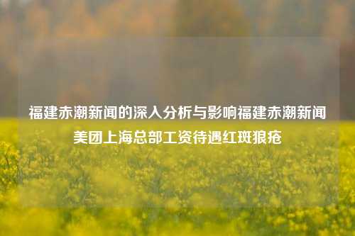 福建赤潮新闻的深入分析与影响福建赤潮新闻美团上海总部工资待遇红斑狼疮-第1张图片-福建新闻网