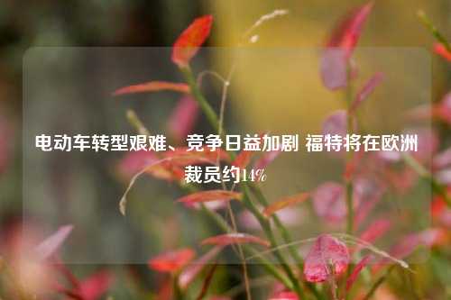 电动车转型艰难、竞争日益加剧 福特将在欧洲裁员约14%-第1张图片-福建新闻网