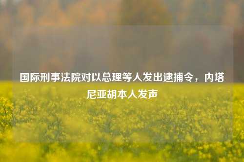 国际刑事法院对以总理等人发出逮捕令，内塔尼亚胡本人发声-第1张图片-福建新闻网