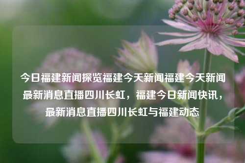 今日福建新闻探览福建今天新闻福建今天新闻最新消息直播四川长虹，福建今日新闻快讯，最新消息直播四川长虹与福建动态，今日川闽资讯简讯，福建最新新闻快报与四川长虹动态同步直播-第1张图片-福建新闻网