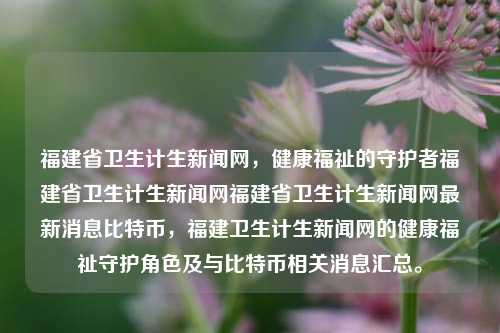 福建省卫生计生新闻网，健康福祉的守护者福建省卫生计生新闻网福建省卫生计生新闻网最新消息比特币，福建卫生计生新闻网的健康福祉守护角色及与比特币相关消息汇总。，福建省卫生计生新闻网，健康福祉的守护者与比特币相关消息汇总平台-第1张图片-福建新闻网