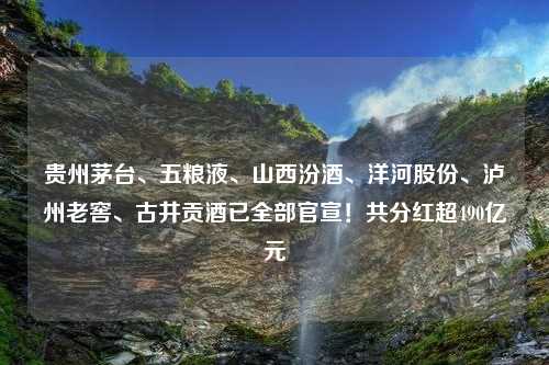 贵州茅台、五粮液、山西汾酒、洋河股份、泸州老窖、古井贡酒已全部官宣！共分红超490亿元