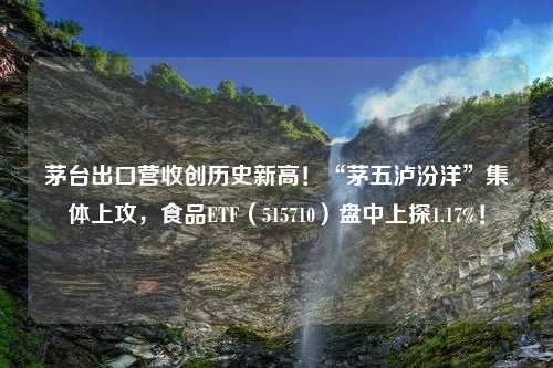 茅台出口营收创历史新高！“茅五泸汾洋”集体上攻，食品ETF（515710）盘中上探1.17%！