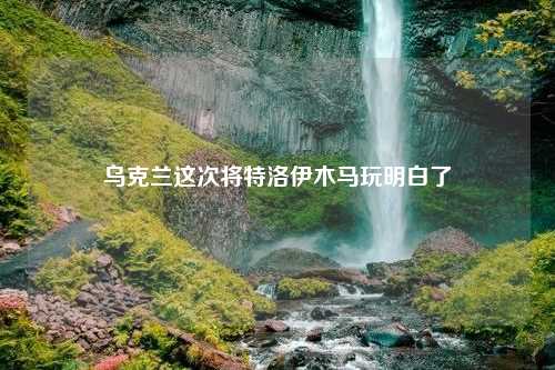 乌克兰这次将特洛伊木马玩明白了