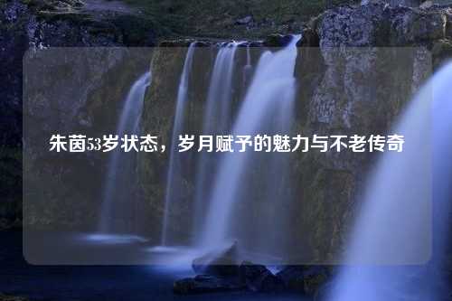 朱茵53岁状态，岁月赋予的魅力与不老传奇