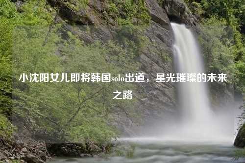 小沈阳女儿即将韩国solo出道，星光璀璨的未来之路